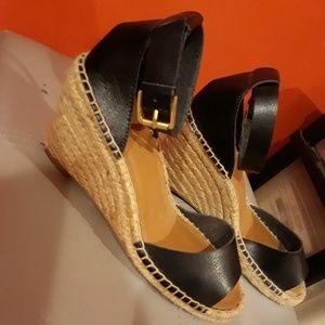 Open toe wedges